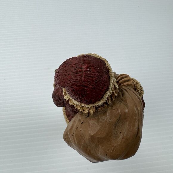 Vintage Santa Claus Figurine America Teddy Bear Christmas Decoration Rustic - Picture 16 of 16